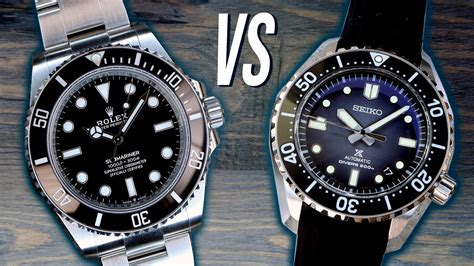 seiko snzf17 vs rolex submariner